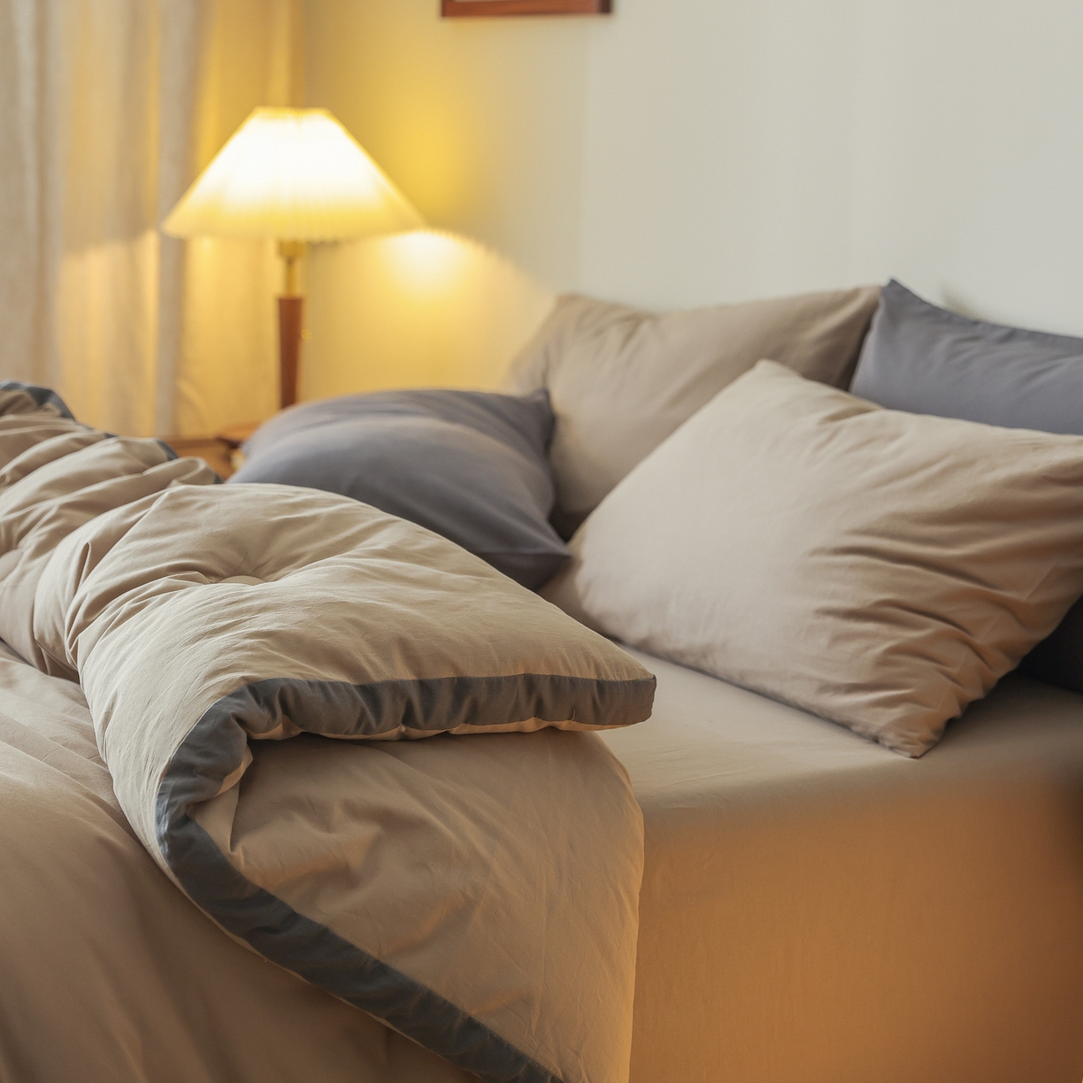 91家纺网 家纺一手货源 找家纺 雯雨家纺 2025新款里外全棉新疆棉花被被子被芯 冰山驼