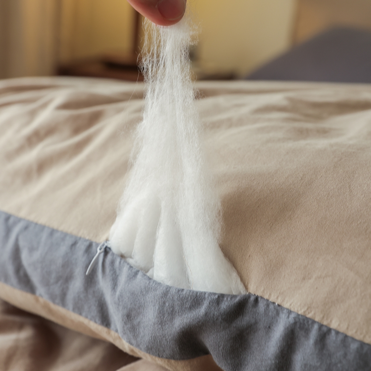 91家纺网 家纺一手货源 找家纺 雯雨家纺 2025新款里外全棉新疆棉花被被子被芯 冰山驼