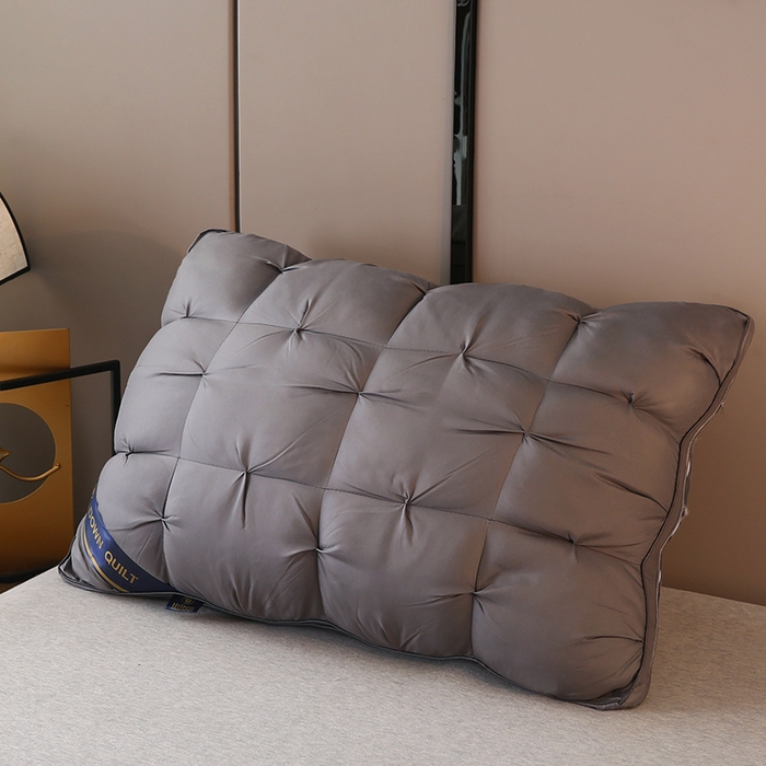 91家纺网 家纺一手货源 找家纺 （总）金牛枕芯 2025新款希尔顿星级酒店扭花枕头成人单边48×74枕头枕芯