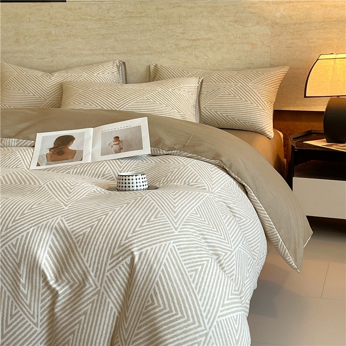 91家纺网 家纺一手货源 找家纺 （总）琪格格纺织 2025新款磨毛印花四件套