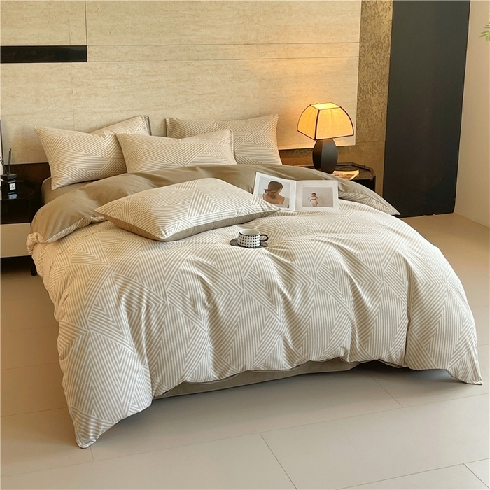 91家纺网 家纺一手货源 找家纺 （总）琪格格纺织 2025新款磨毛印花四件套