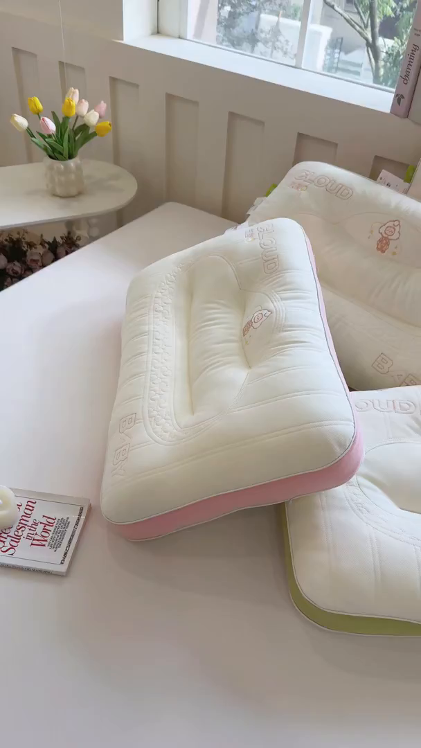 91家纺网 家纺一手货源 找家纺 （总）晚儿 2025新款A类云宝分区护颈枕头枕芯