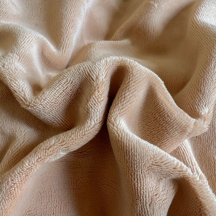 91家纺网 家纺一手货源 找家纺 昊川家纺 2025新款牛奶绒雕花绒轻奢花边蝴蝶结拼接款四件套 浮影-咖