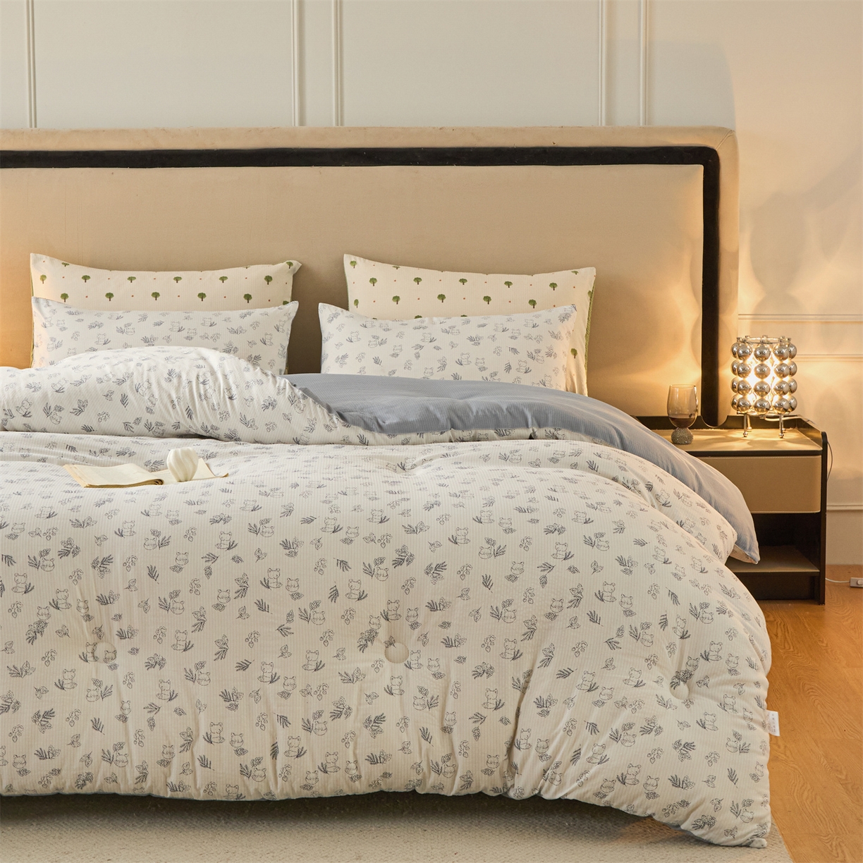 91家纺网 家纺一手货源 找家纺 换种生活 2025新款A类泡泡棉冬被被子被芯 安吉拉