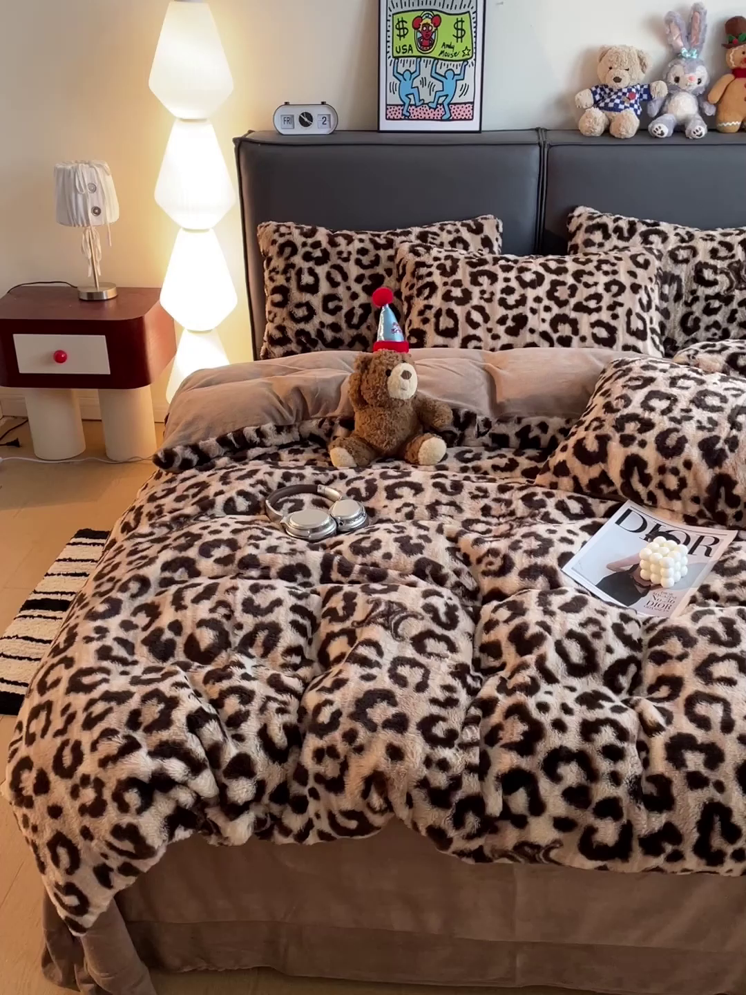 91家纺网 家纺一手货源 找家纺 （总）金梦拉 2025直播爆款A类加厚兔绒印花系列四件套