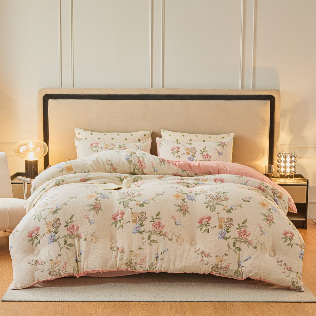 91家纺网 家纺一手货源 找家纺 换种生活 2025新款A类泡泡棉冬被被子被芯 俏佳人