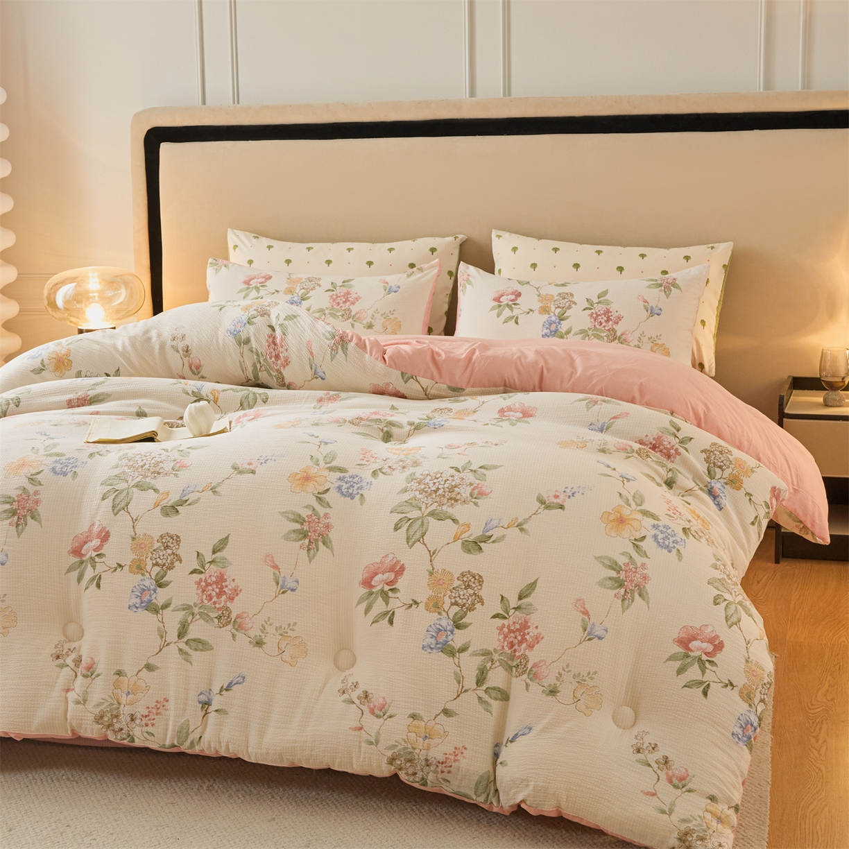 91家纺网 家纺一手货源 找家纺 换种生活 2025新款A类泡泡棉冬被被子被芯 俏佳人