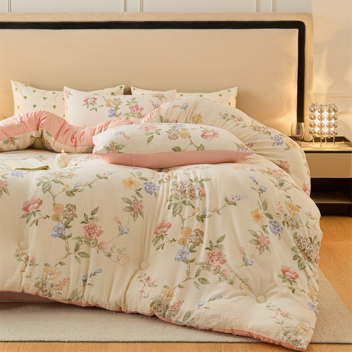 91家纺网 家纺一手货源 找家纺 换种生活 2025新款A类泡泡棉冬被被子被芯 俏佳人