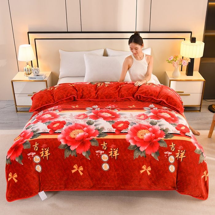 91家纺网 家纺一手货源 找家纺 （总）雨洋2025新款加厚保暖牛奶绒金貂婴儿绒单被套