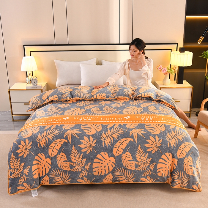 91家纺网 家纺一手货源 找家纺 （总）雨洋2025新款加厚保暖牛奶绒金貂婴儿绒单被套