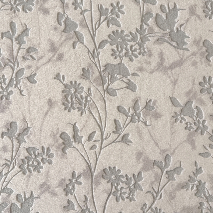 91家纺网 家纺一手货源 找家纺 LIFE.丽芙 2025秋冬新款A类牛奶绒230g立体雕花加厚单层床笠单件床垫子保护套罩子三件套 花朝梦-灰