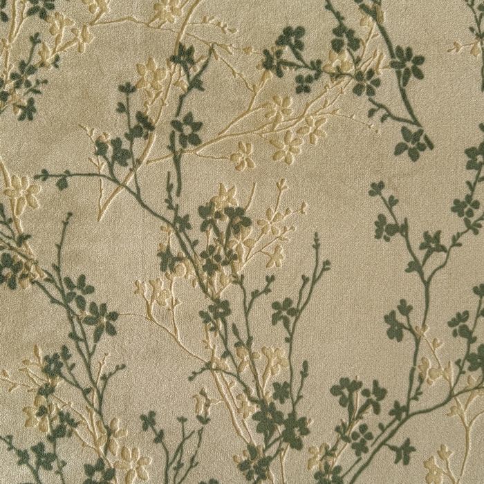 91家纺网 家纺一手货源 找家纺 LIFE.丽芙 2025秋冬新款A类牛奶绒230g立体雕花加厚单层床笠单件床垫子保护套罩子三件套 山茶花语-绿