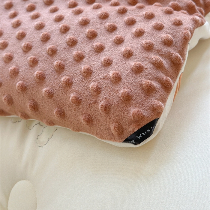 91家纺网 家纺一手货源 找家纺 暖生活 2025新款针织棉豆豆绒大豆秋冬被 被子被芯 面包圈圈