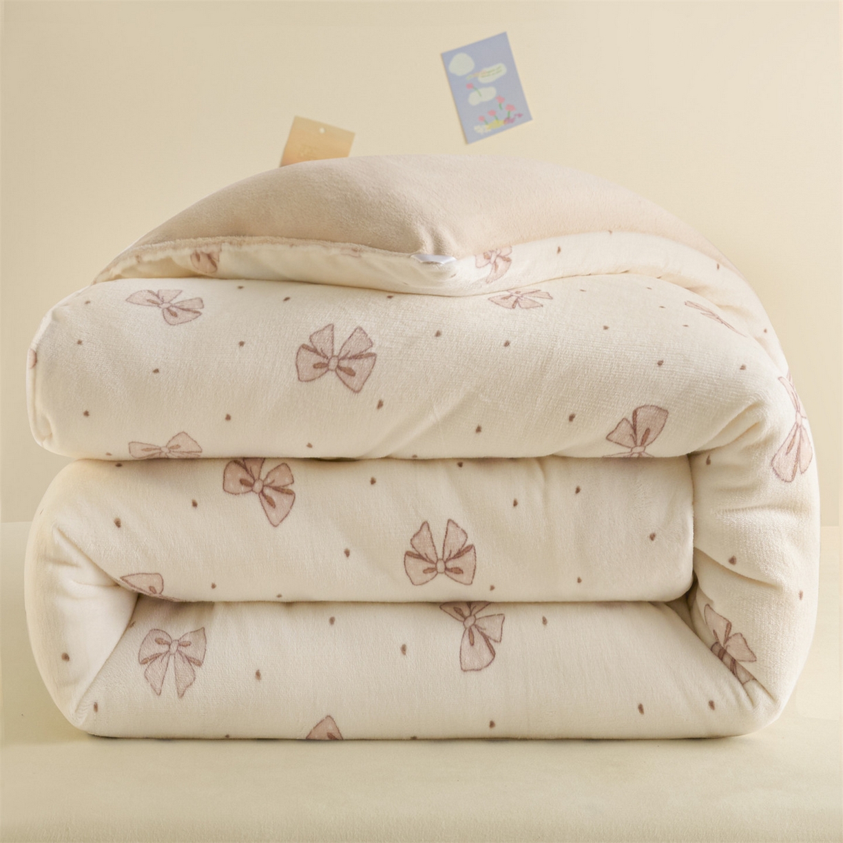 （总）换种生活 2025新款A类牛奶绒夹棉冬被被子被芯