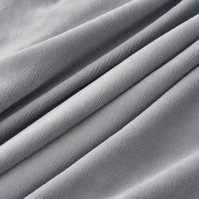 91家纺网 家纺一手货源 找家纺 牵依 2025新款高克重绣花牛奶绒四件套 可可熊-宾利蓝