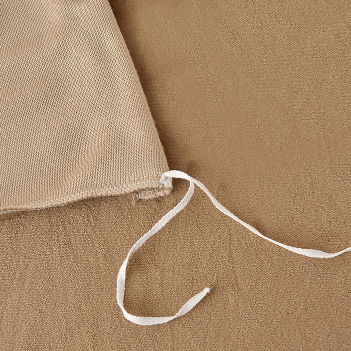 91家纺网 家纺一手货源 找家纺 牵依 2025新款高克重绣花牛奶绒四件套 可可熊-奶咖