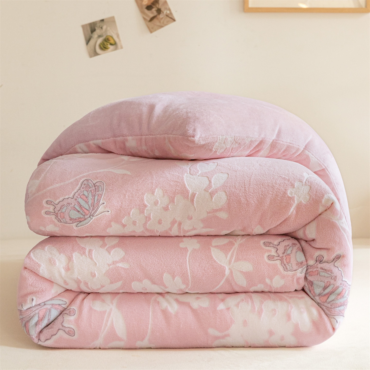 91家纺网 家纺一手货源 找家纺 （总）换种生活 2025新款A类立体雕花绒冬被被子被芯