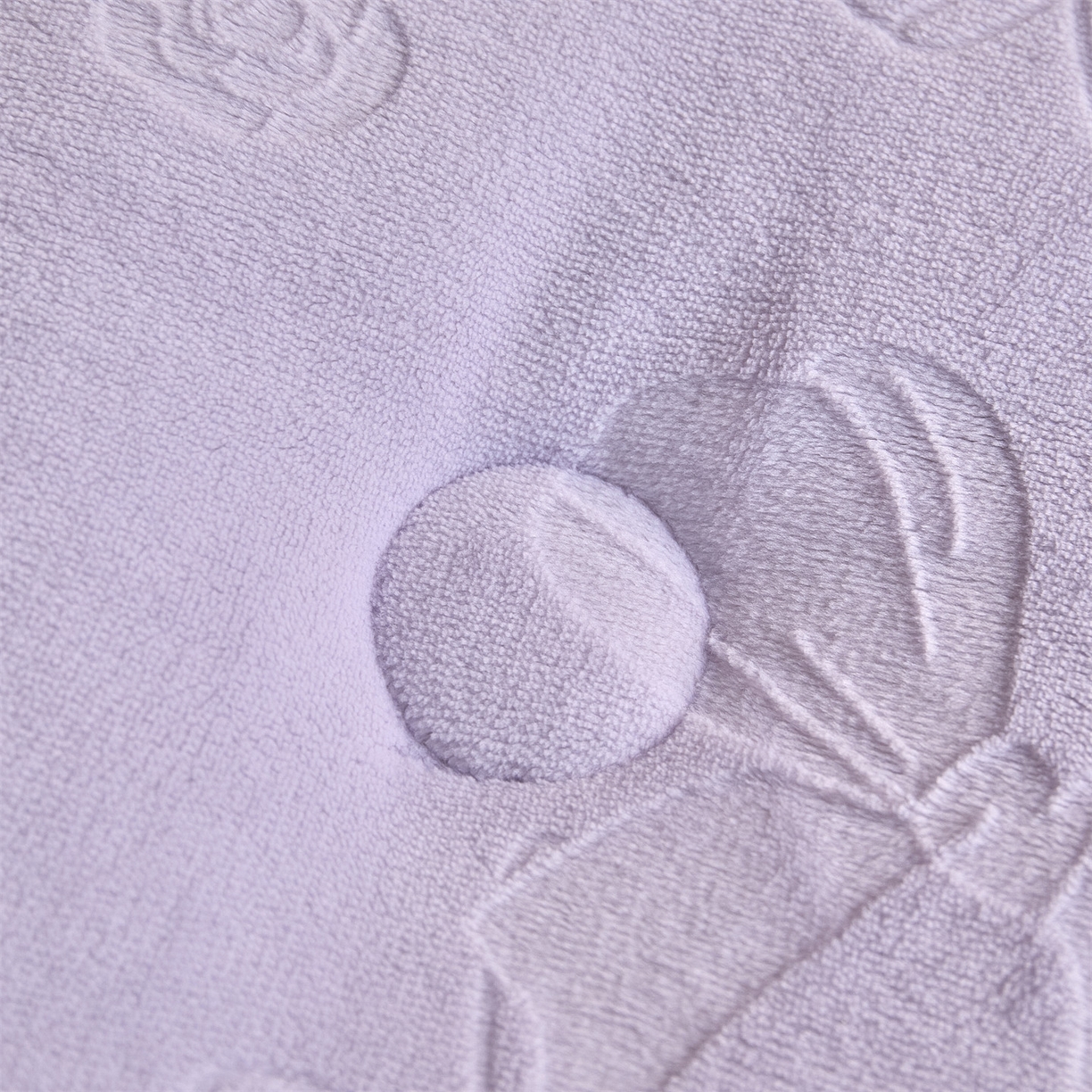 91家纺网 家纺一手货源 找家纺 换种生活 2025新款A类立体雕花绒冬被被子被芯 蝴蝶结-香芋紫