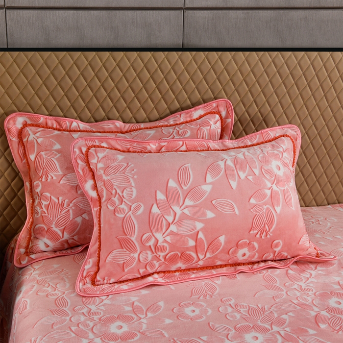 91家纺网 家纺一手货源 找家纺 （总）牵依 2025新款牛奶绒小包边印花四件套