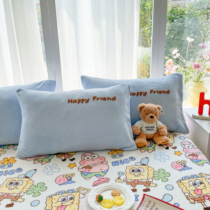 91家纺网 家纺一手货源 找家纺 （总）茉礼 2025新款A类加厚毛巾绣牛奶绒四件套毛巾绣四件套