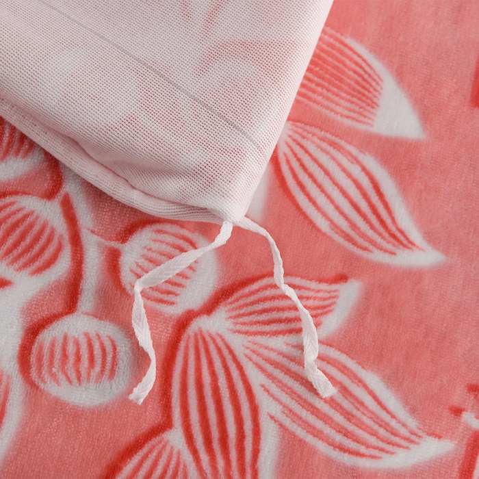 91家纺网 家纺一手货源 找家纺 牵依 2025新款牛奶绒小包边印花四件套 爱莎粉