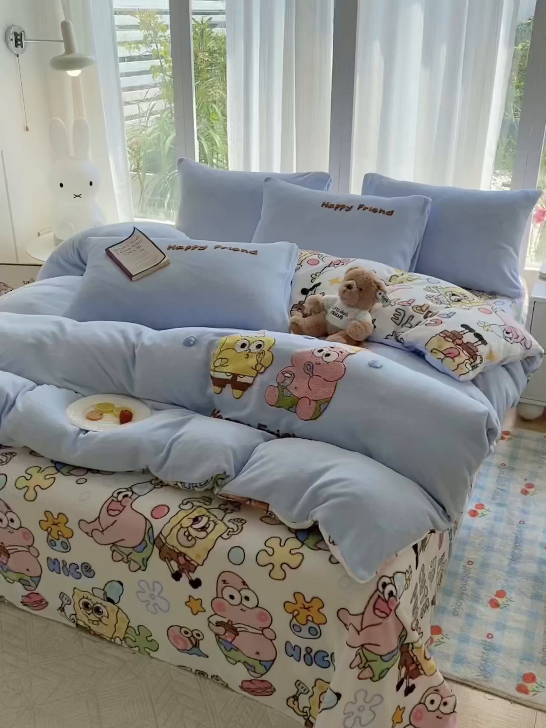 91家纺网 家纺一手货源 找家纺 （总）茉礼 2025新款A类加厚毛巾绣牛奶绒四件套毛巾绣四件套