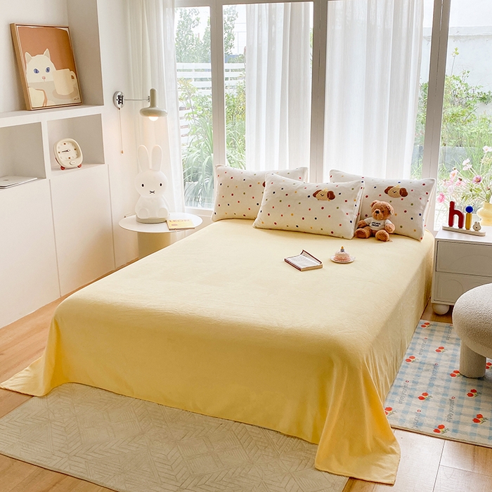 91家纺网 家纺一手货源 找家纺 茉礼 2025新款A类加厚毛巾绣牛奶绒四件套毛巾绣四件套 动物会