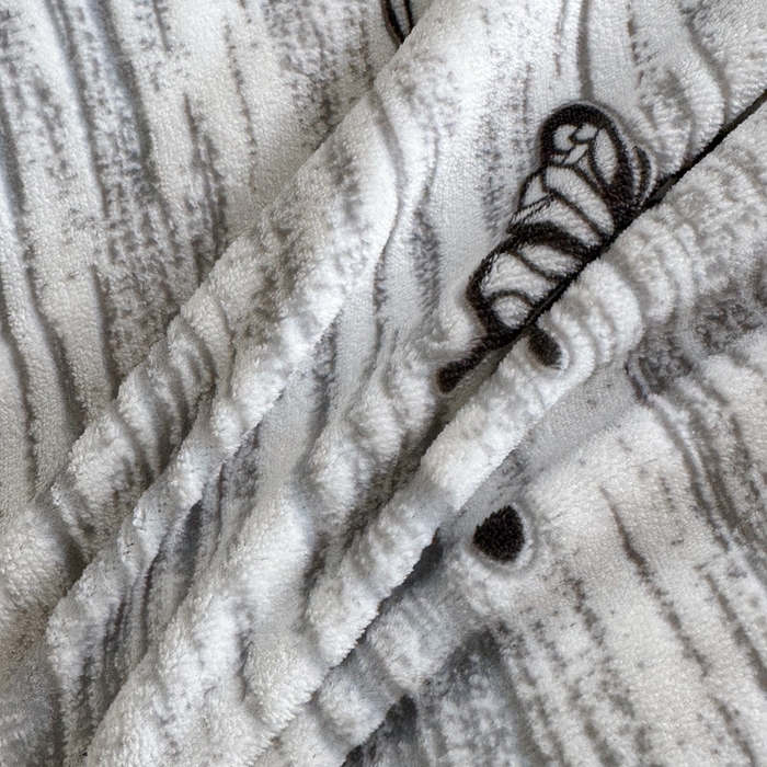 91家纺网 家纺一手货源 找家纺 （总）大米家居 2025新款韩版美拉德风高克重雕花牛奶绒四件套-梦蝶系列