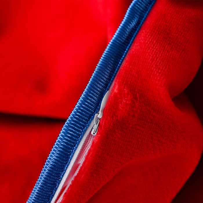 91家纺网 家纺一手货源 找家纺 牵依 2025新款牛奶绒小包边印花四件套 五福临门