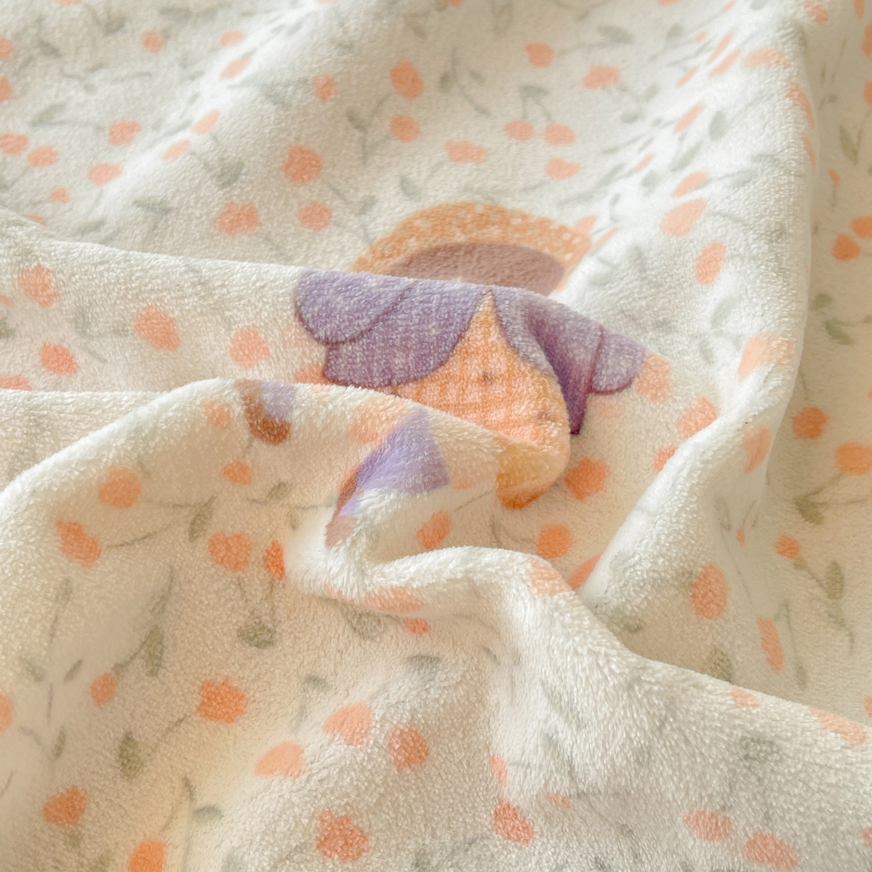 91家纺网 家纺一手货源 找家纺 LIFE.丽芙 2025秋冬新款A类牛奶绒加厚夹棉床褥垫+被套组合四件套 甜美女孩