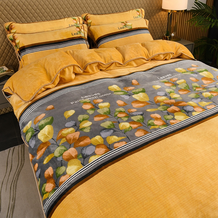 91家纺网 家纺一手货源 找家纺 （总）董成龙 2025直播高克重牛奶绒四件套法莱绒金貂貂狐保暖四件套