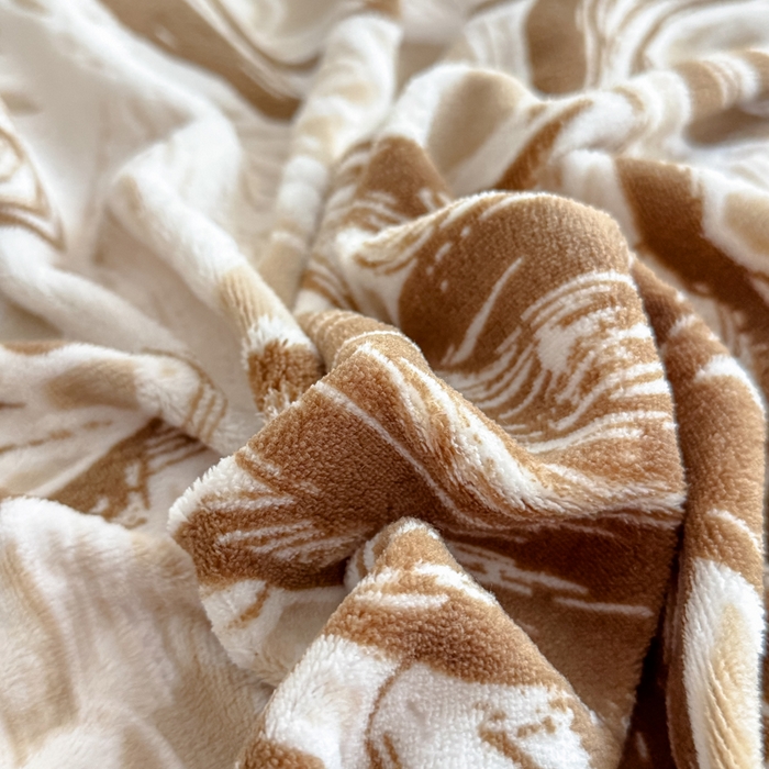 91家纺网 家纺一手货源 找家纺 赛丽雅 2025新款包边雕花烂花牛奶绒四件套 莫奈