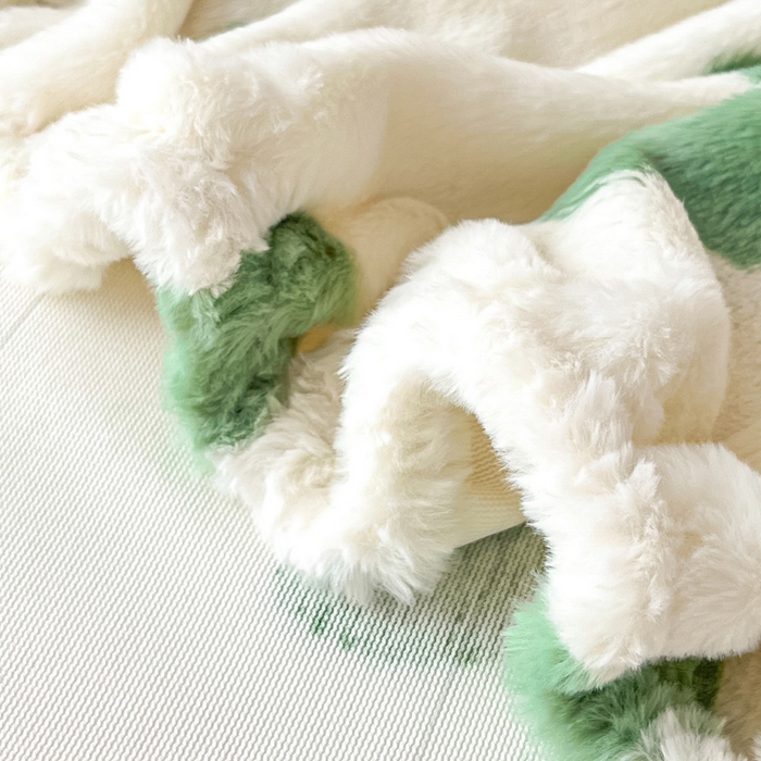 91家纺网 家纺一手货源 找家纺 雅居纺家纺 2025新款高克重兔绒印花单床笠-爱心 爱心-绿