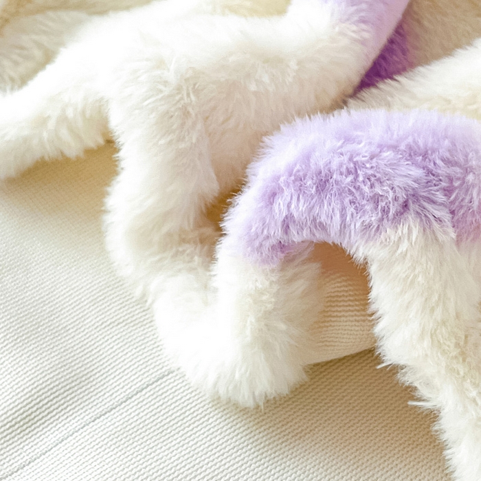 91家纺网 家纺一手货源 找家纺 雅居纺家纺 2025新款高克重兔绒印花单床笠-爱心 爱心-紫