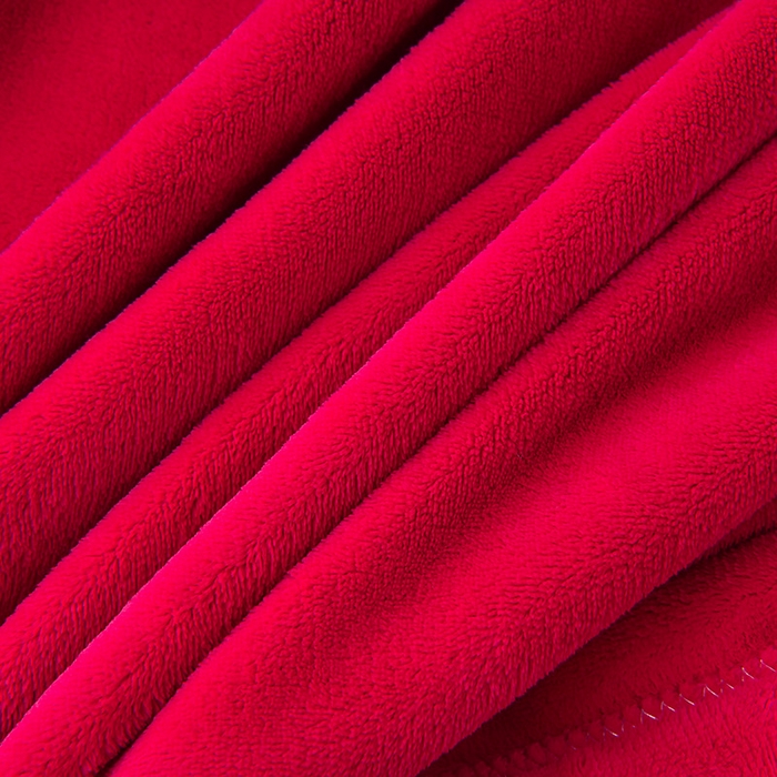 91家纺网 家纺一手货源 找家纺 茉保家纺 2024新款无印风款牛奶绒床盖 红小格