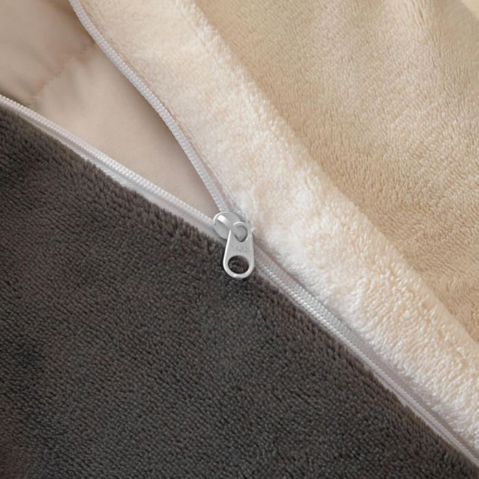 91家纺网 家纺一手货源 找家纺 ONE TWO ONE 121 新品【牛奶绒刺绣四件套】2025毛毯被子四件套单件床单被套床笠珊瑚绒牛奶绒冬被法兰绒兔毛绒 baby-深灰