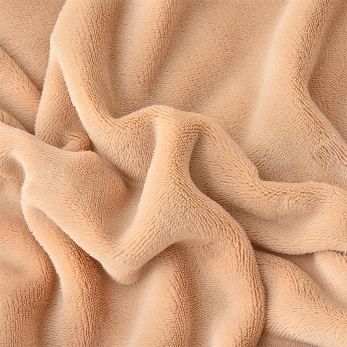 91家纺网 家纺一手货源 找家纺 茉保家纺 2024新款无印风款牛奶绒床盖 咖小格