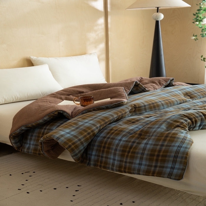 91家纺网 家纺一手货源 找家纺 （总）棉小二-2025新款全棉色织提花被