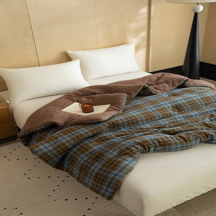 91家纺网 家纺一手货源 找家纺 （总）棉小二-2025新款全棉色织提花被