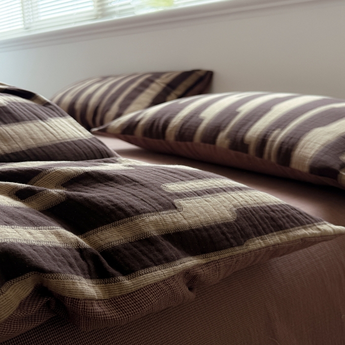 91家纺网 家纺一手货源 找家纺 棉小二-2025新款全棉色织提花被 黑布林