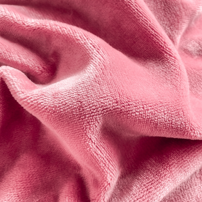 91家纺网 家纺一手货源 找家纺 富馨莱 2025新款牛奶绒纯色双拼被套 绒樱花粉