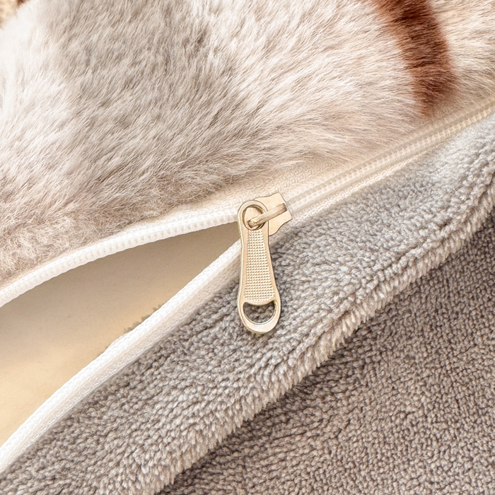 91家纺网 家纺一手货源 找家纺 雅居纺家纺 2025新款保暖舒适兔绒印花四件套 博士狗