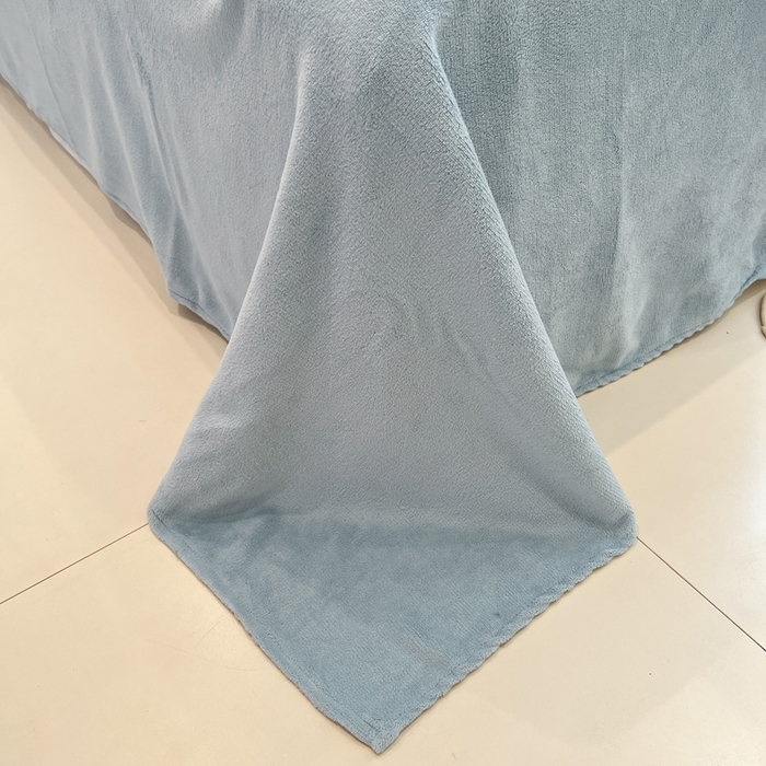 91家纺网 家纺一手货源 找家纺 雅居纺家纺 2025新款加厚牛奶绒毛巾绣卡通四件套 幸运小小怪