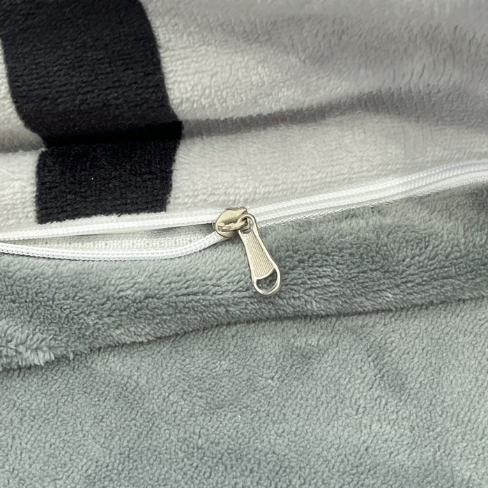 91家纺网 家纺一手货源 找家纺 雅居纺家纺 2025新款加厚牛奶绒毛巾绣卡通四件套 搞怪腊肠狗