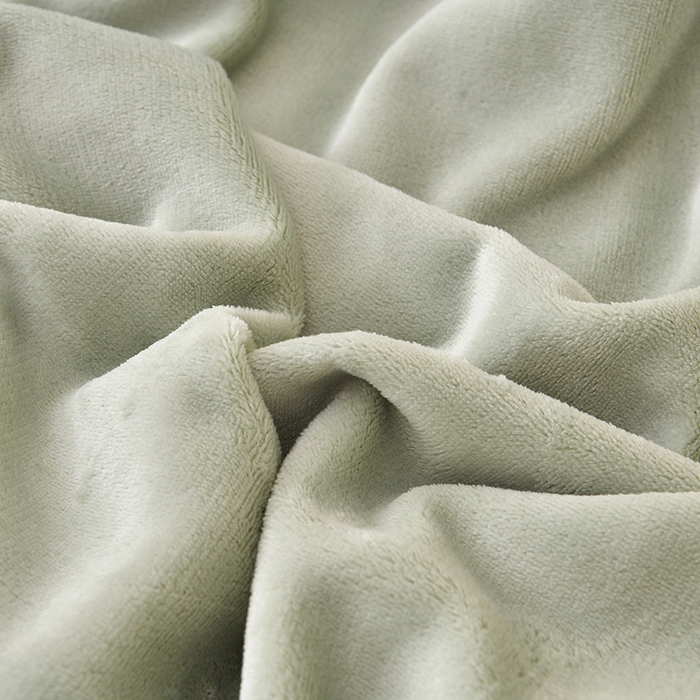 91家纺网 家纺一手货源 找家纺 铠畅家纺 2025新款丰眠系列牛奶绒床盖四件套 丰眠-海藻青