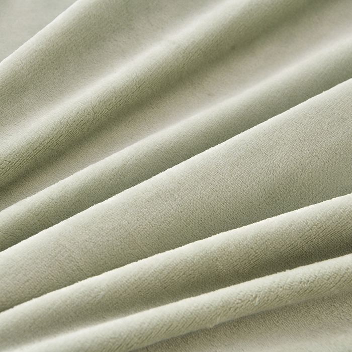 91家纺网 家纺一手货源 找家纺 铠畅家纺 2025新款丰眠系列牛奶绒床盖四件套 丰眠-海藻青