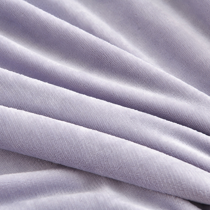 91家纺网 家纺一手货源 找家纺 铠畅家纺 2025新款丰眠系列牛奶绒床盖四件套 丰眠-灰紫