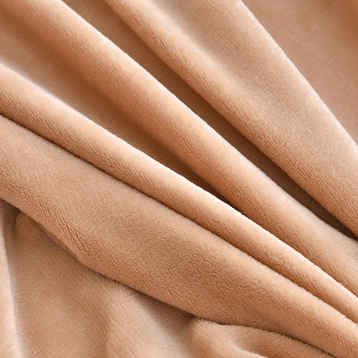 91家纺网 家纺一手货源 找家纺 铠畅家纺 2025新款丰眠系列牛奶绒床盖四件套 丰眠-奶油咖