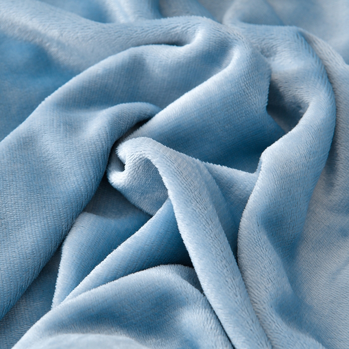 91家纺网 家纺一手货源 找家纺 铠畅家纺 2025新款丰眠系列牛奶绒床盖四件套 丰眠-雾蓝