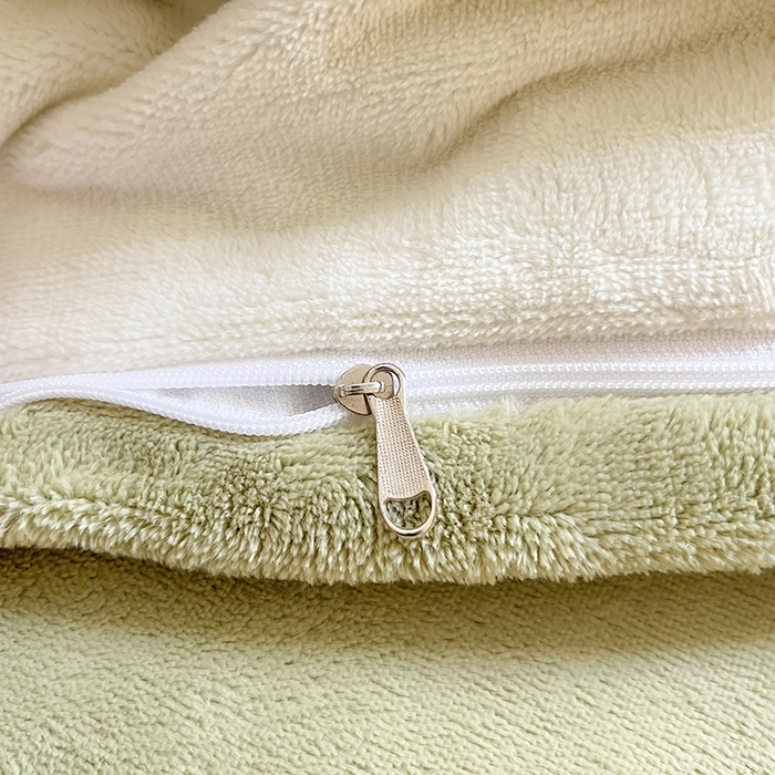 91家纺网 家纺一手货源 找家纺 雅居纺家纺 2025新款立体雕花牛奶绒四件套-幸运花系列 幸运花-绿